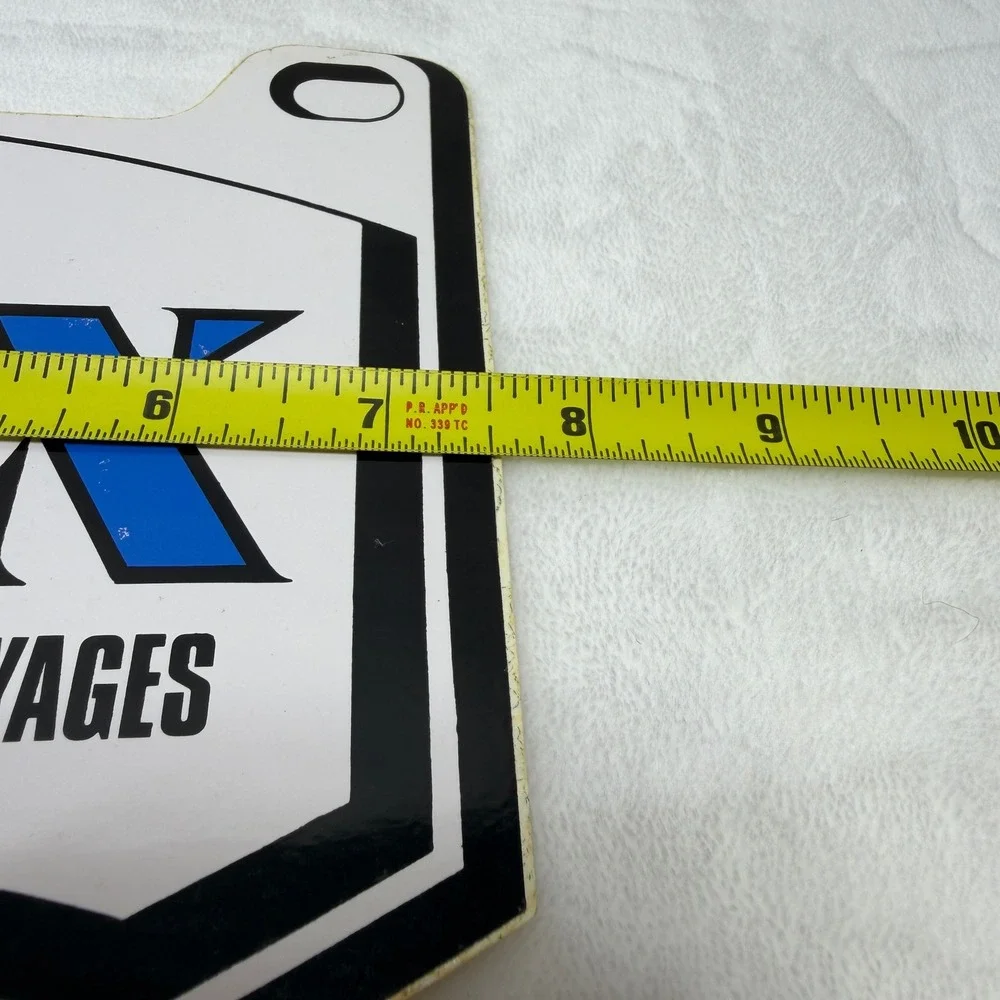 Vintage Sachs Decal Sticker French Freins Embrayages Blue Black White Automotive